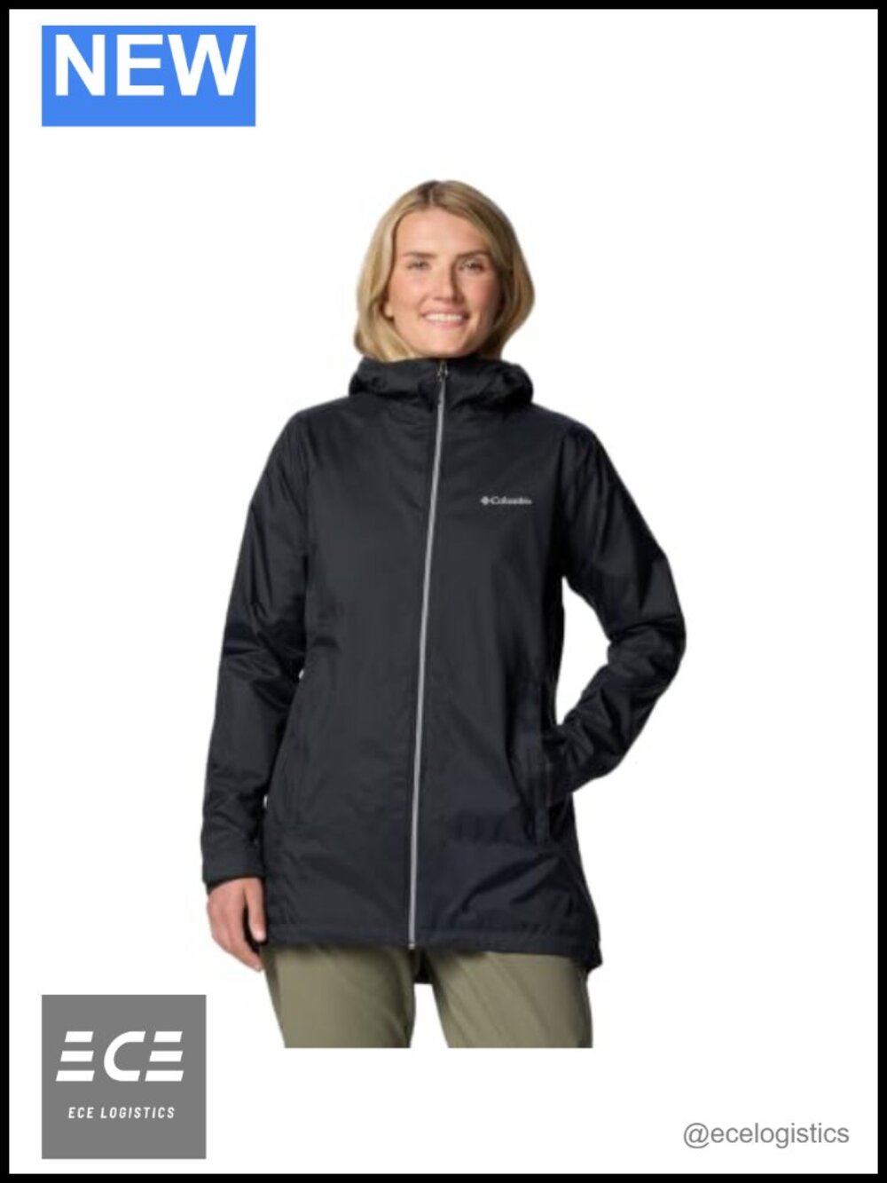 Columbia Switchback II Lined Long Rain Jacket